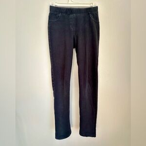 HANNAH ANDERSSON Black Weathered Pocketed Leggings Bottoms 140 / US girls 10 EUC